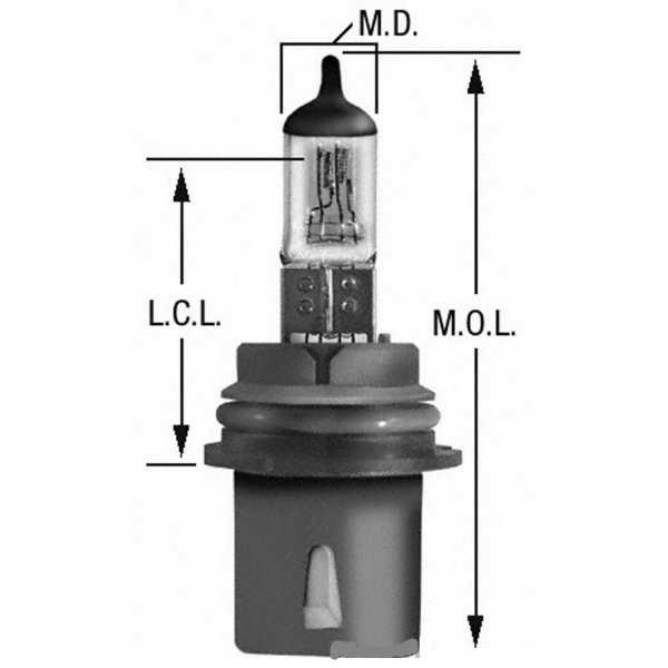 FOCO HALÓGENO - 100/80W; 12v HB5 Px29t foto 3