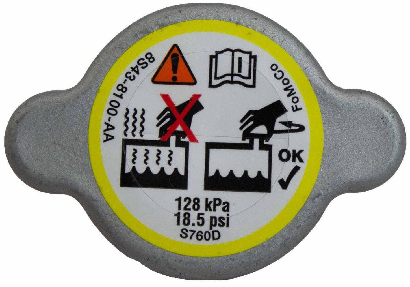 TAPA DE RADIADOR - 2.0L. 18.5Lb foto 1