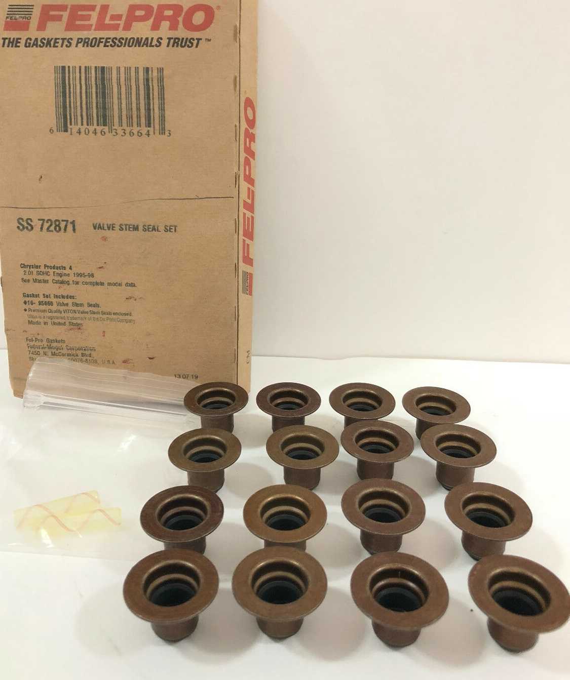 RETENES DE VÁLVULA - 2.0L, 2.4L (2.7L necesita 24 unidades) foto 2