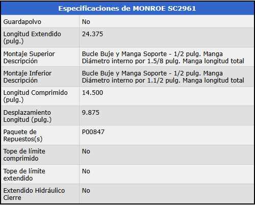 AMORTIGUADOR DE DIRECCIÓN - 4x4. L.Extend.=61.91cm. L.Compr.=36.83cm foto 3
