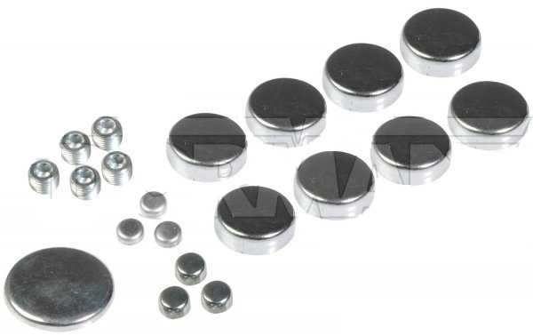 TAPÓN DE BLOCK DE MOTOR, JGO. - 5.0L