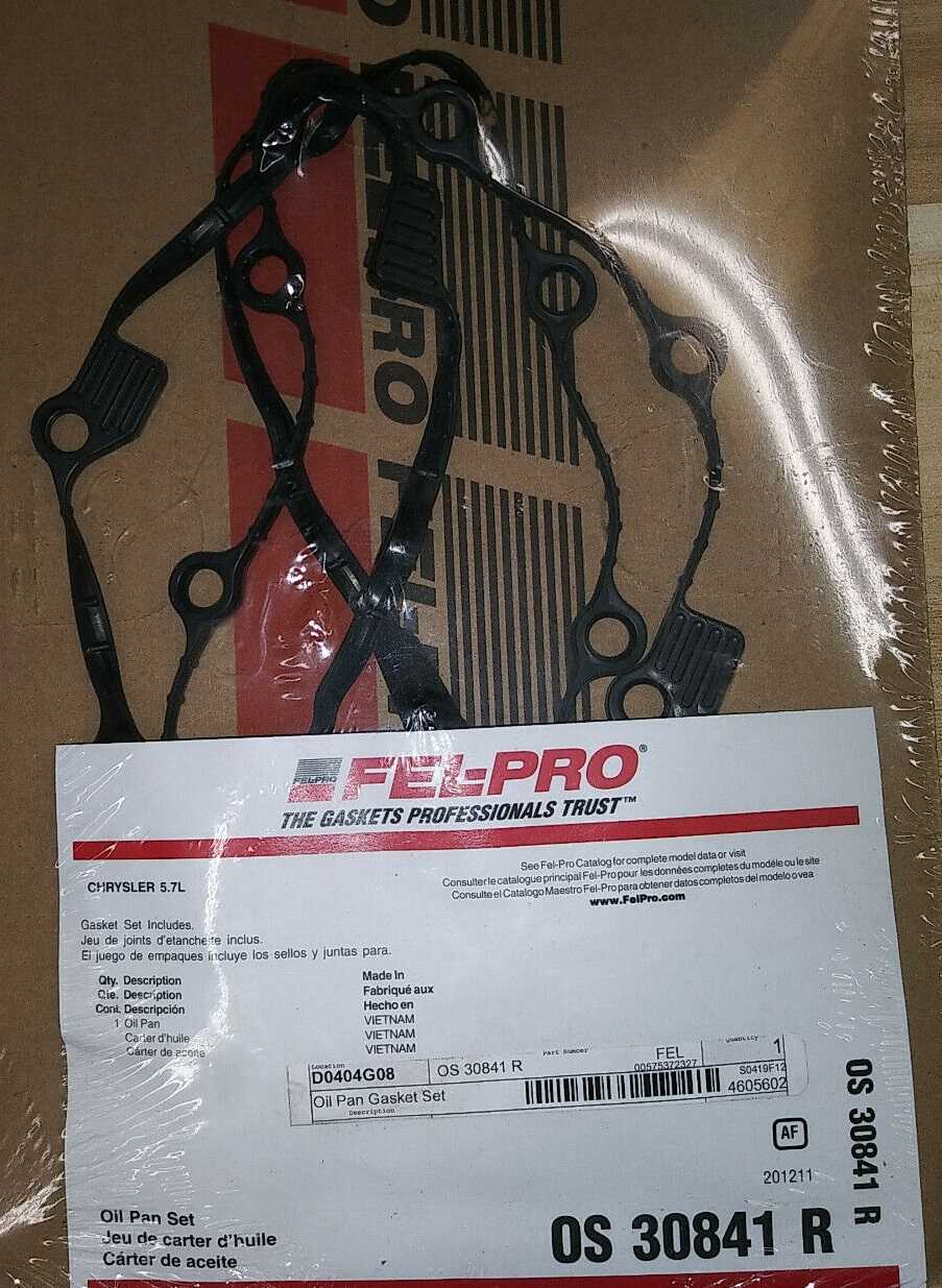 EMPAQUETADURA DE CARTER - 5.7L foto 2