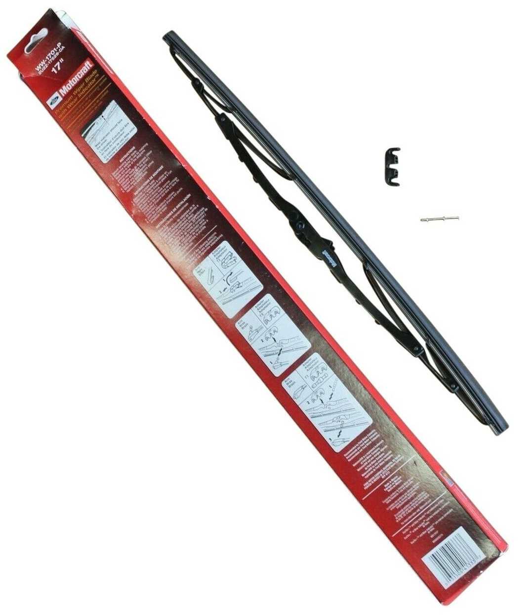 ESCOBILLA LIMPIAPARABRISAS - Trasera/Delantera. 17"(425 mm). Conector J-Hook (9x3mm). foto 1