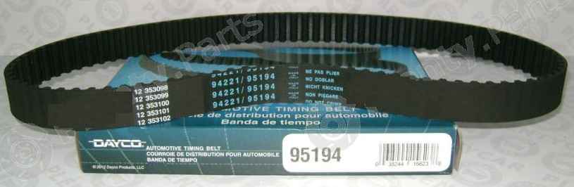 CORREA DE MOTOR - 1.9L. 97 dientes, redondos. Largo=924mm, Ancho=25mm foto 3