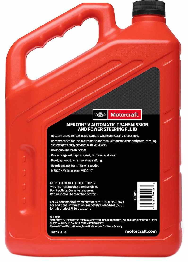 LÍQUIDO DE TRANSMISIÓN AUTOMÁTICA - 4.73L (5 Quarts) foto 2