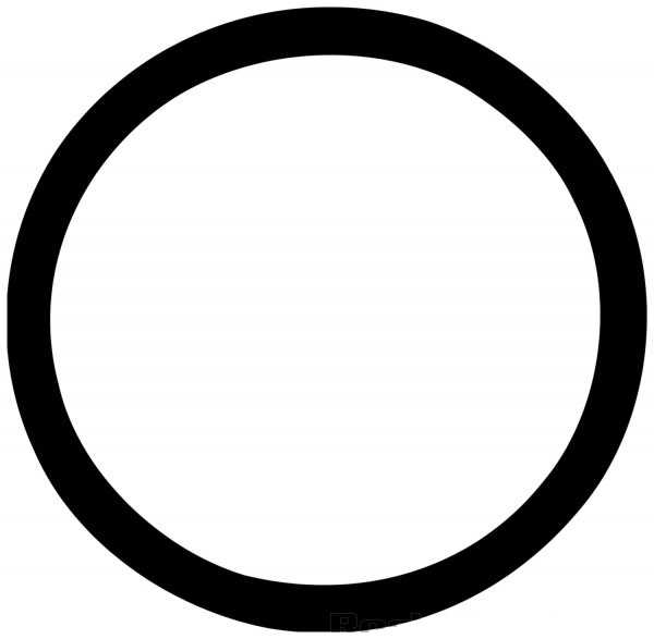O RING DE TERMOSTATO - 1-15/16" x 2-7/32" x 7/32". (Para el ). Con ranura al medio