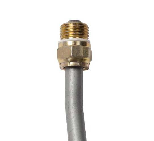 MANGUERA DE PRESIÓN DE DIRECCIÓN HIDRÁULICA - 16mm Swivel O-Ring Type III x 5/16" Male O-Ring x 34-1/4" foto 2