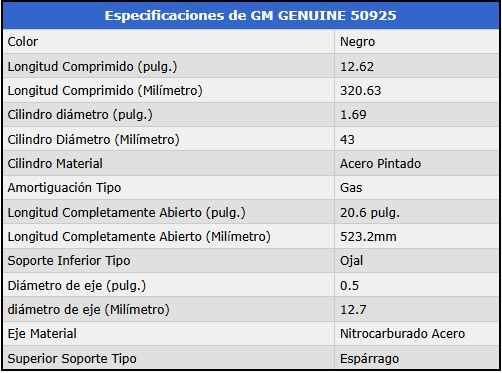 AMORTIGUADOR DE DIRECCIÓN - L.Extend.=52.32cm. L.Compr.=36.06cm foto 2