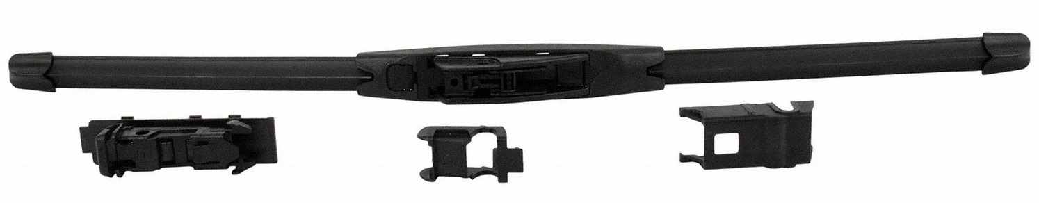 ESCOBILLA LIMPIAPARABRISAS - Delantera RH/LH. 19"(480 mm). Conector Universal Avanzado (Multi-Clip). Adaptadores para J-Hook (9x3 mm), Pinch Tab, y botones a presión (Top Button 19mm y Slim Top Button 15mm)