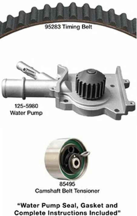 CORREA DE MOTOR, KIT - Con Tesador y Bomba de agua. 2.0L SOHC foto 2