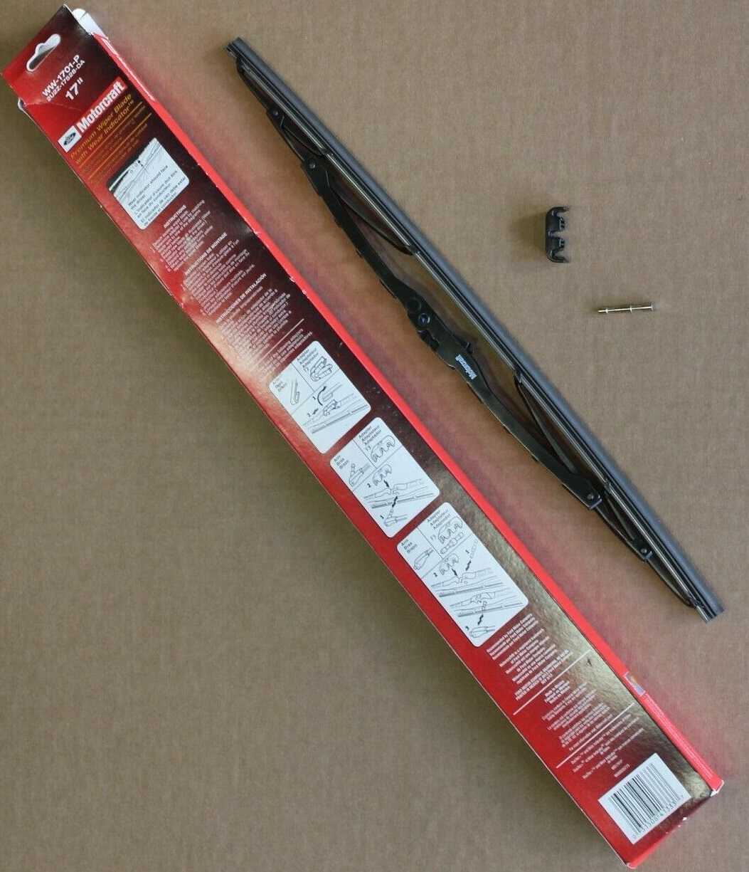 ESCOBILLA LIMPIAPARABRISAS - Trasera/Delantera. 17"(425 mm). Conector J-Hook (9x3mm). foto 2