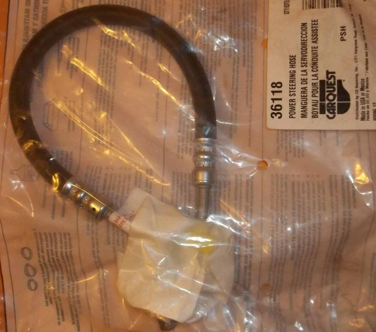 MANGUERA DE PRESIÓN DE DIRECCIÓN HIDRÁULICA - Largo=72cm. De la Bomba a la Cremallera foto 2