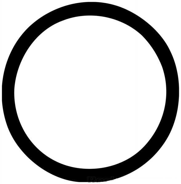 O RING DE TERMOSTATO - del. 1 53/64" x 2 13/64" x 1/4". Redondo, con ranura