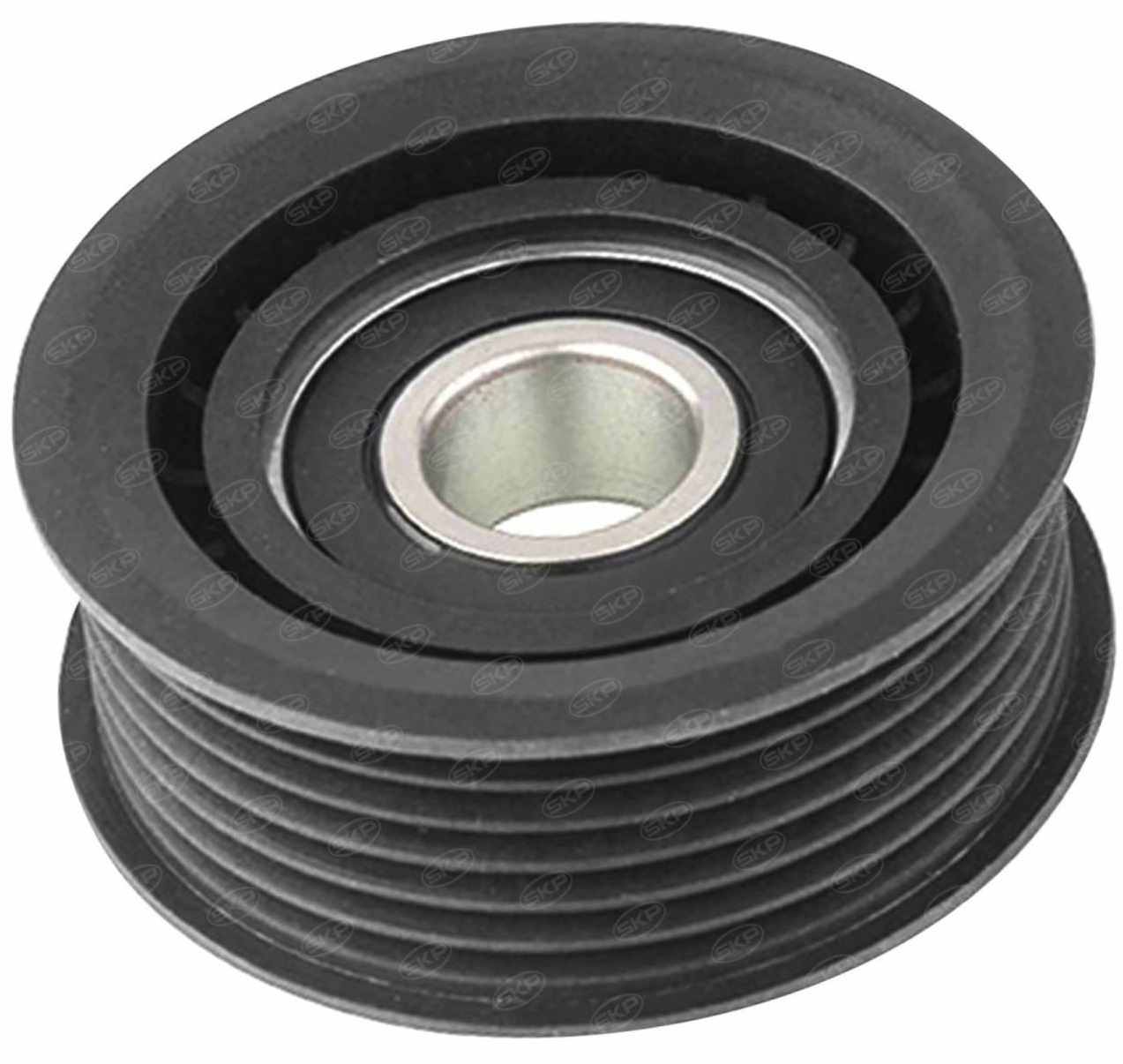 POLEA - 6 canales, 63.50 x 17 x 26.4mm. Plástico
