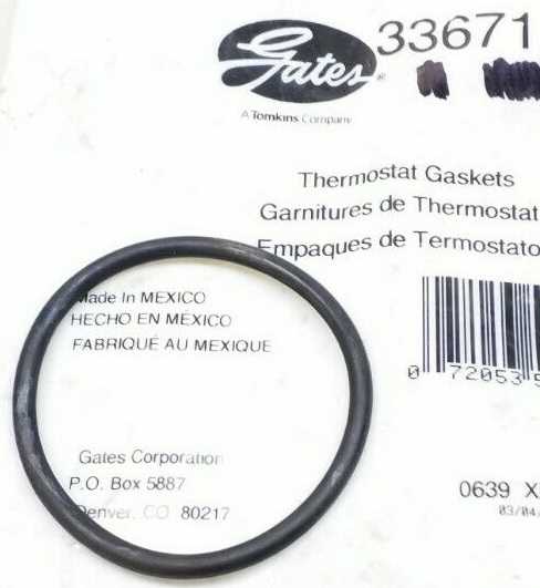 O RING DE TERMOSTATO - para Termostatos de 54mm. (Para el, encima) foto 3