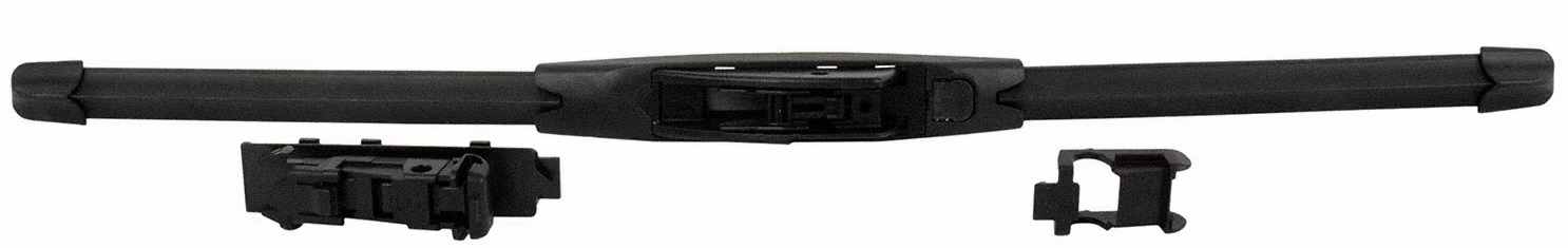 ESCOBILLA LIMPIAPARABRISAS - Delantera. 18"(450 mm). Conector Universal Avanzado (Multi-Clip). Adaptadores para J-Hook (9x3 mm), Pinch Tab, y botones a presión (Top Button 19mm y Slim Top Button 15mm)